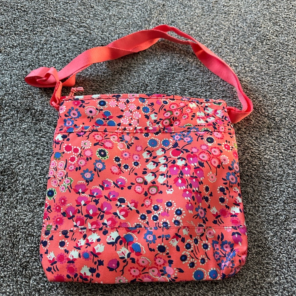 Vera Bradley Floral Crossbody Bag - Pink and Orange - Picture 2 of 4